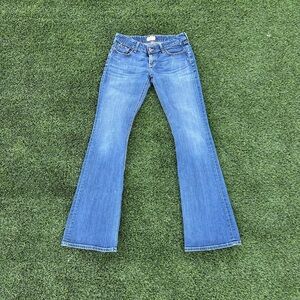 Vintage y2k super low rise flared jeans